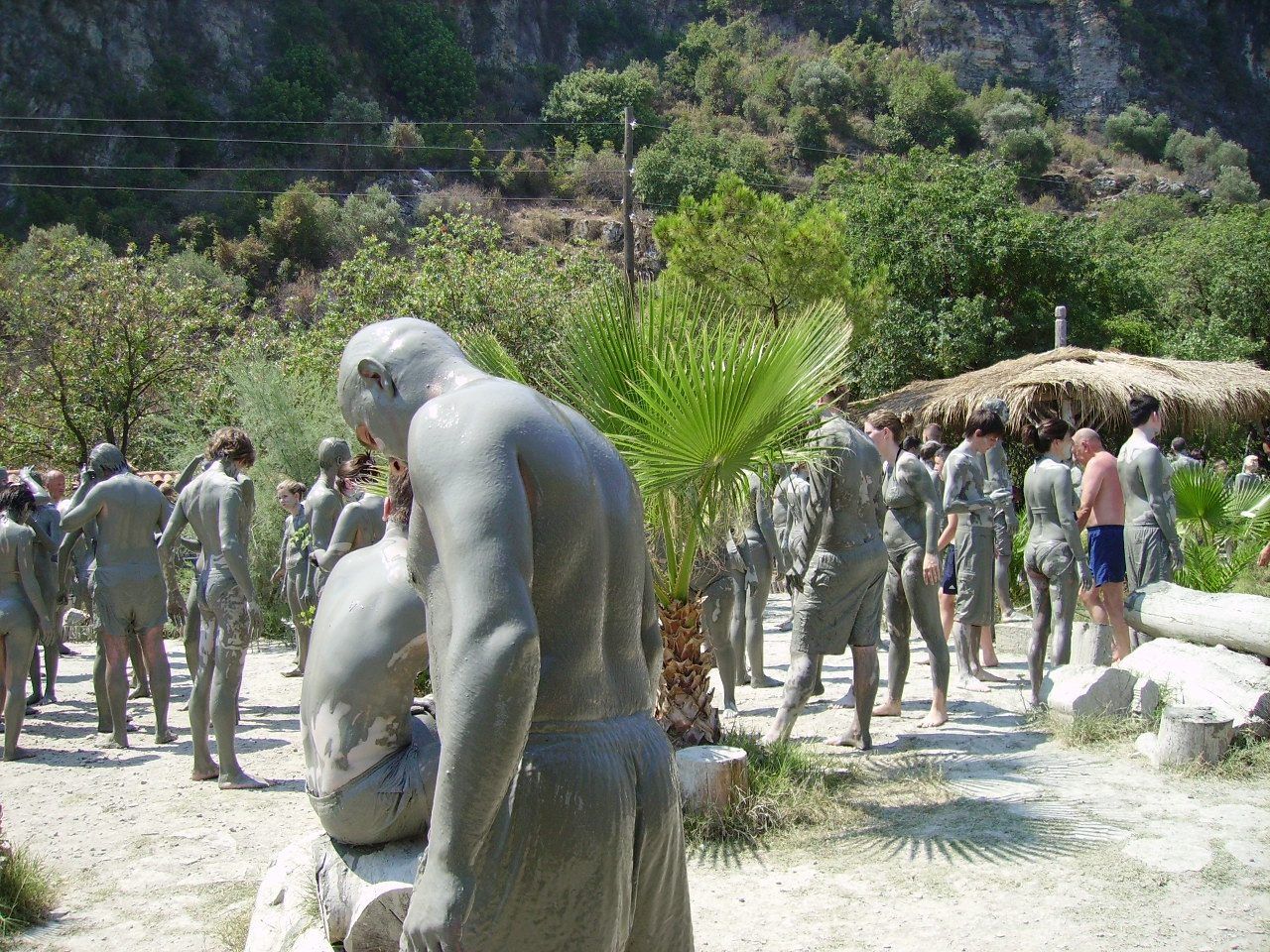 Thermal mud baths near Dalyan