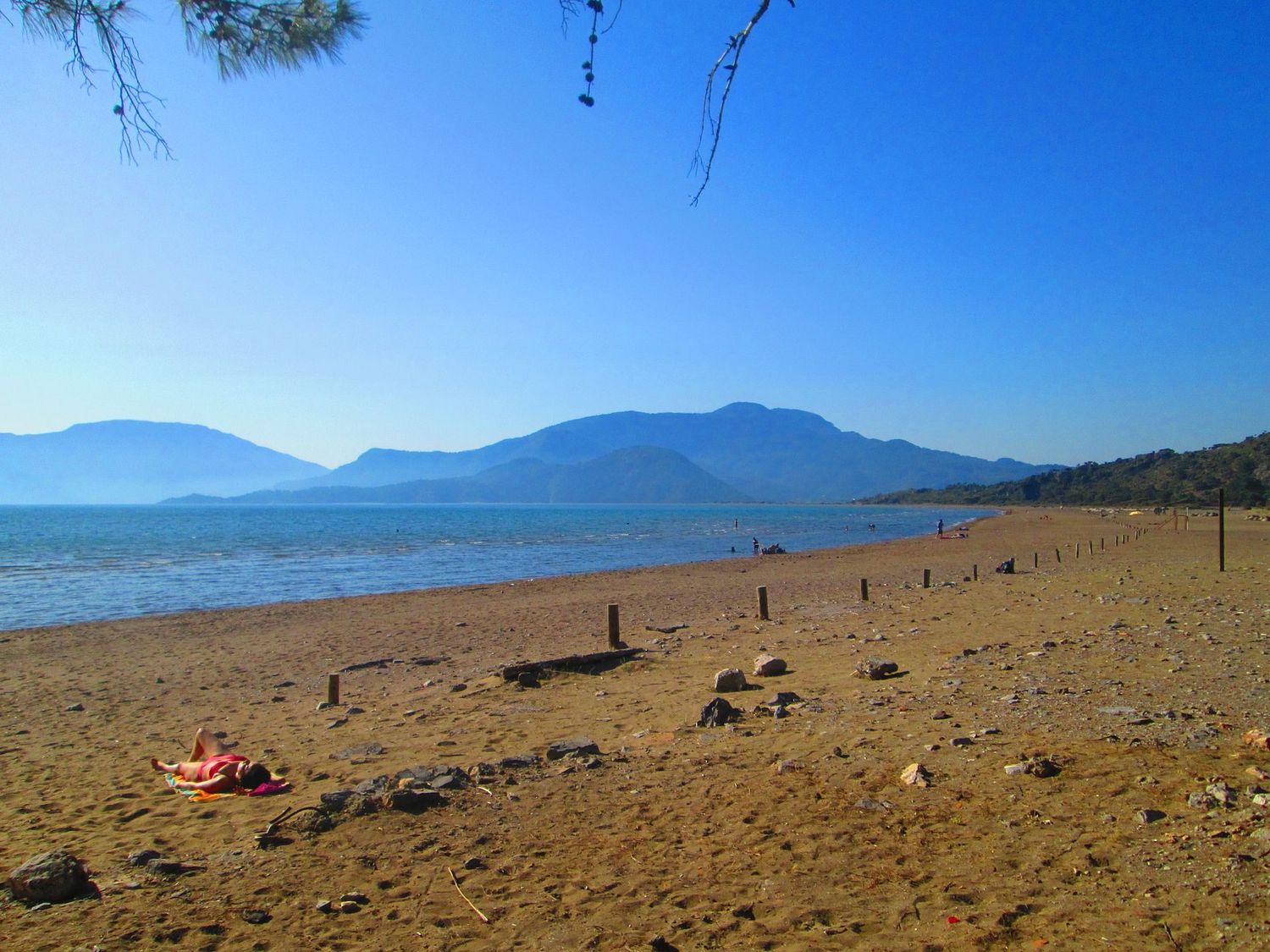 The sands of İztuzu Beach