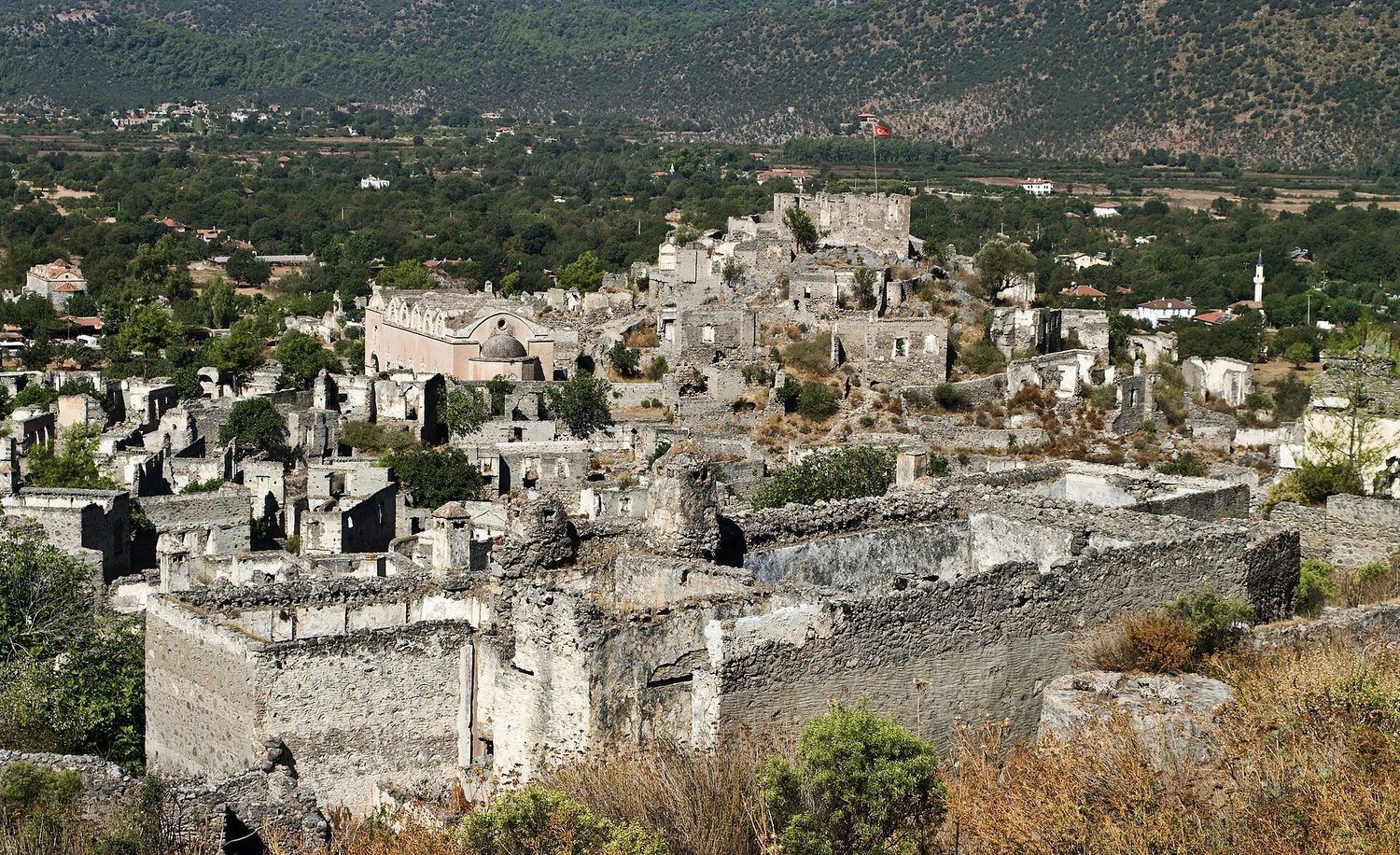 The abandoned stone houses of Kayaköy