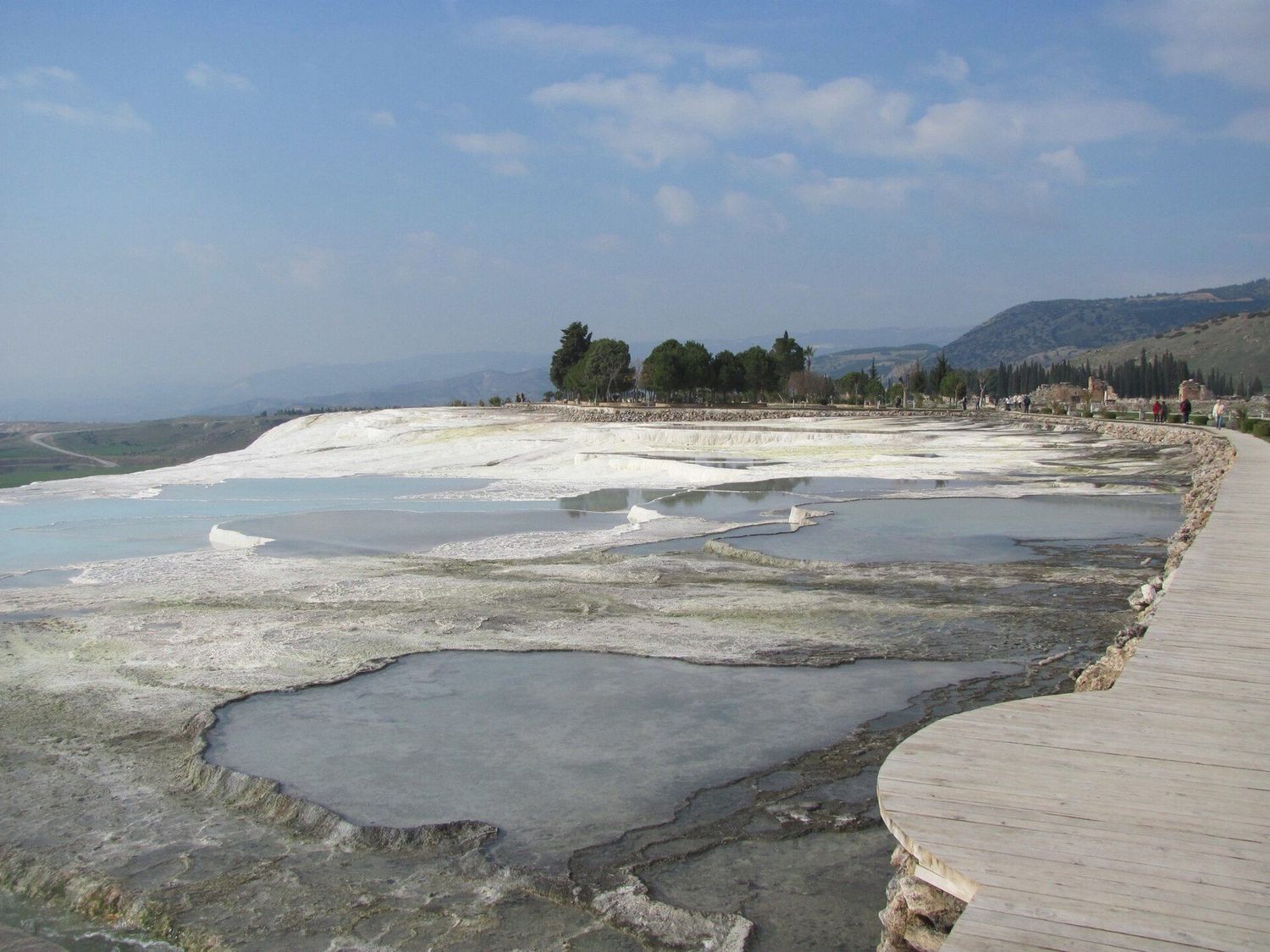 The white terraces of Pamukkale