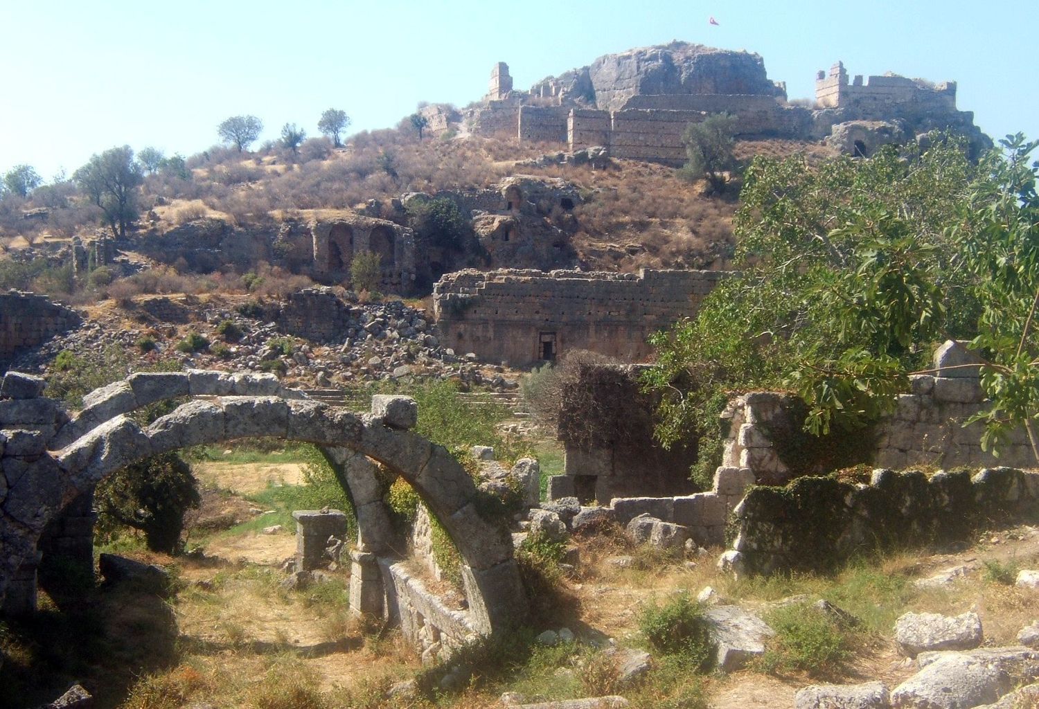 The ruins of Tlos